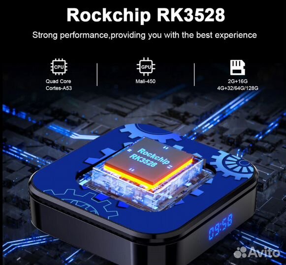 Smart TV приставка android 13 4/32 NEW2023