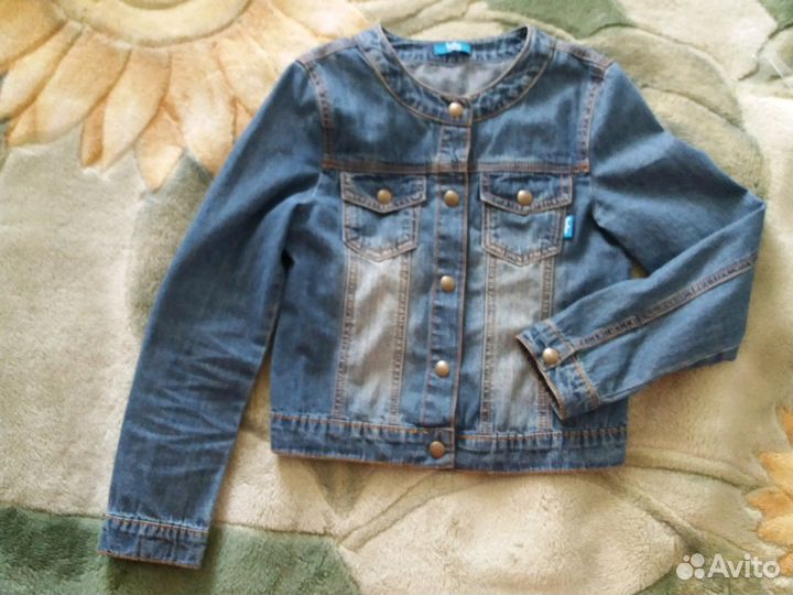 Джинсовый пиджак на девочку