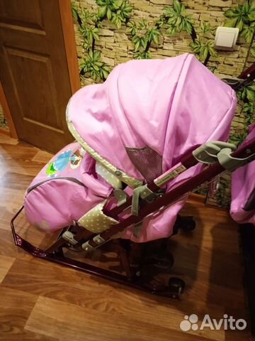 Детские санки коляска