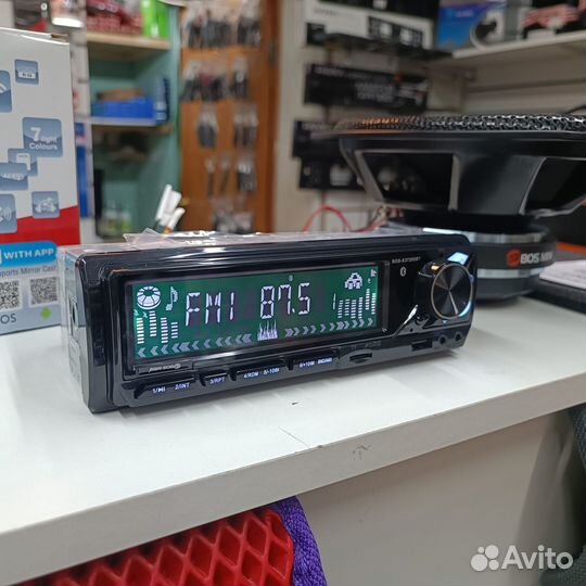 Магнитола 1din BOS-X3720SBT LED, MP3/USB/TF/FM/AM