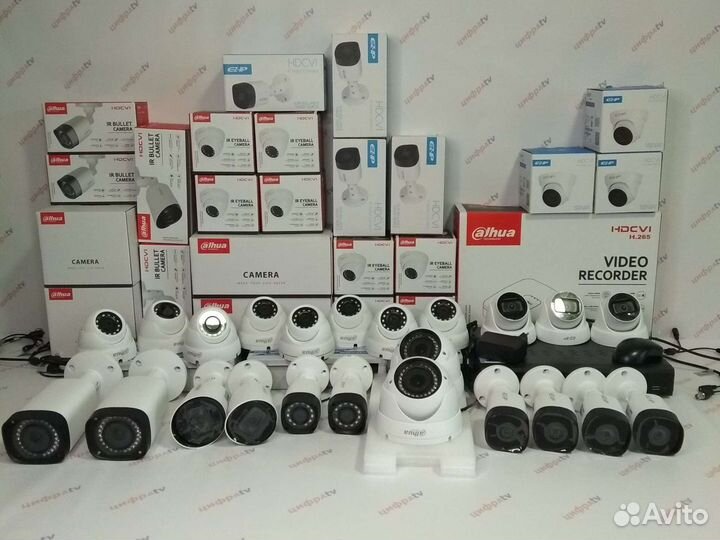 Комплект видеонаблюдения 4Мп Dahua 23 Камеры IP