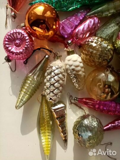 Ёлочные игрушки СССР 