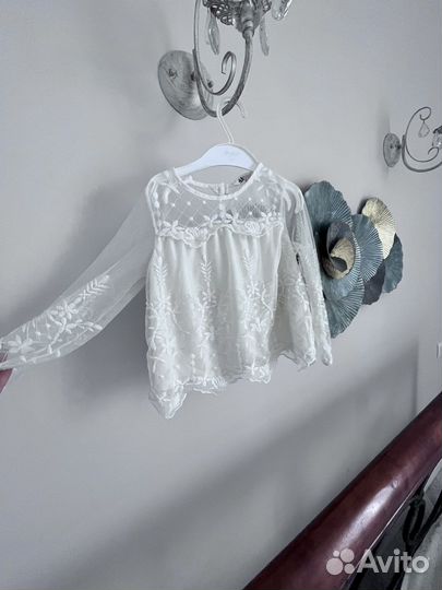 Блузка на девочку H&M 3-4 года