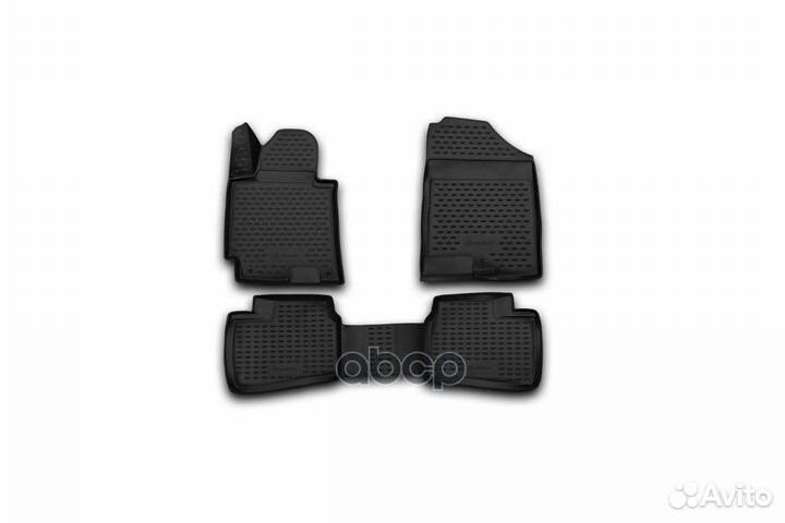 Коврики 3D в салон hyundai Elantra, 2014-2016, 4