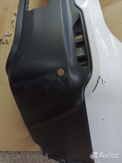 Nissan qashqai j11 рестайлинг бампер задний белый