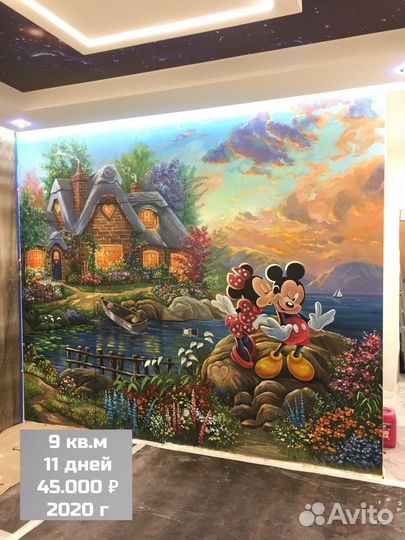 Роспись стен в кратчайшие сроки