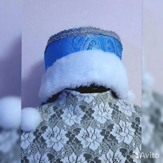 Костюм Снегурочки взрослый на прокат