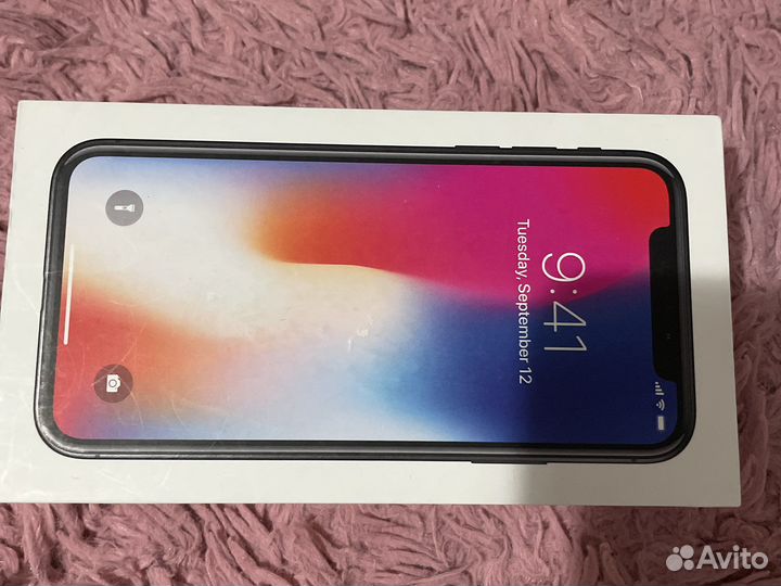Коробка на iPhone X 256 gb