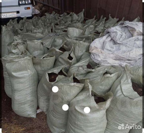 Навоз перегной конский коровий