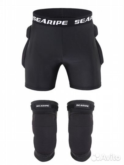 Лыжные сноубордические защита шорты + наколенники