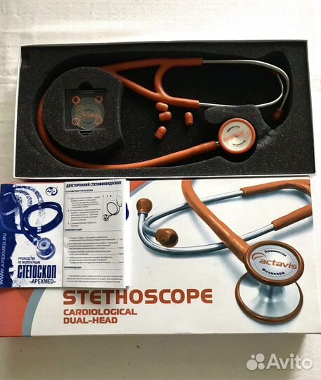 Стетоскоп с двухсторонней головкой