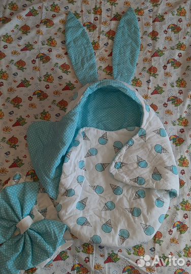 Спальный мешок-одеяло, кокон детский