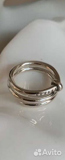 Серебряное кольцо Гвоздь