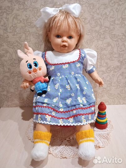 Винтажная кукла Berjusa 65 см