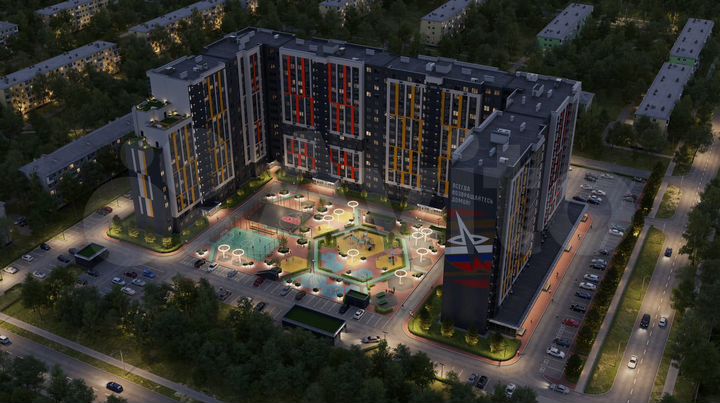 2-к. квартира, 76,6 м², 10/16 эт.