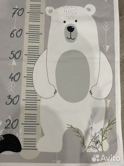 Плед детский с метрикой + карточки