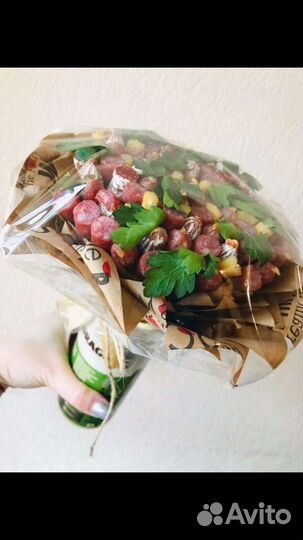 Съедобные букеты для мужчин