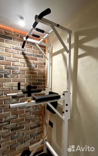 Напольный турник брусья пресс White