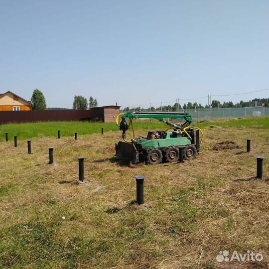 Фундамент винтовые сваи