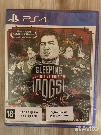 Игра для ps4 ps5 sleeping dogs