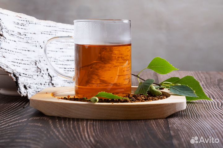 Чага с каркаде и ванилью