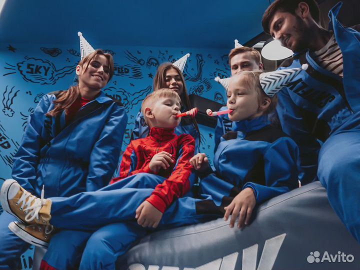 Полет в аэротрубе