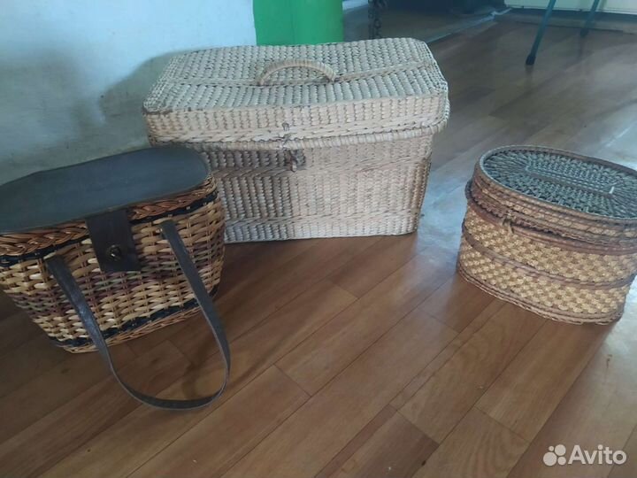 Корзинки плетеные. СССР