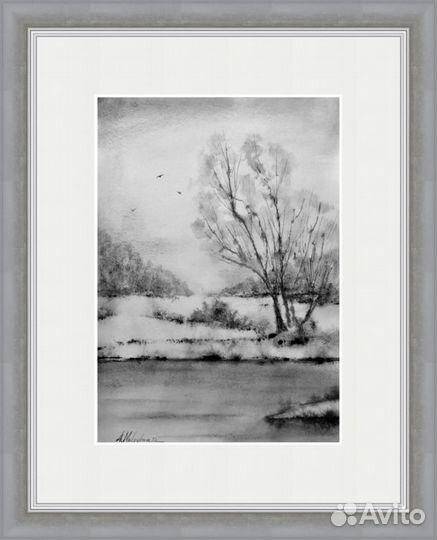 Картина акварелью 