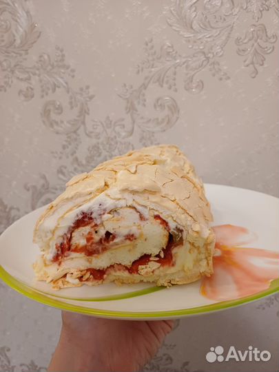 Меренговый рулет