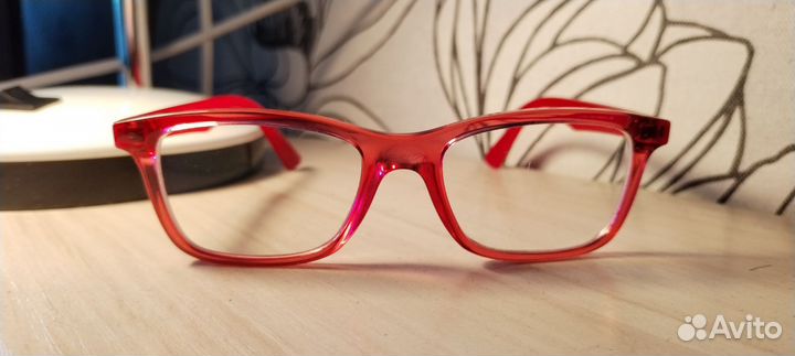 Очки (оправа) Ray-Ban RY1652 3687 Transparent Red