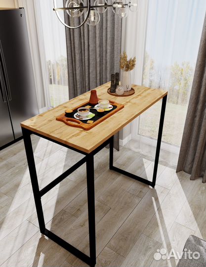 Барный стол в стиле Loft 120х110х60 Артикул 00-000