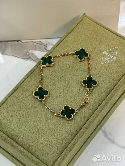 Браслет van cleef золото