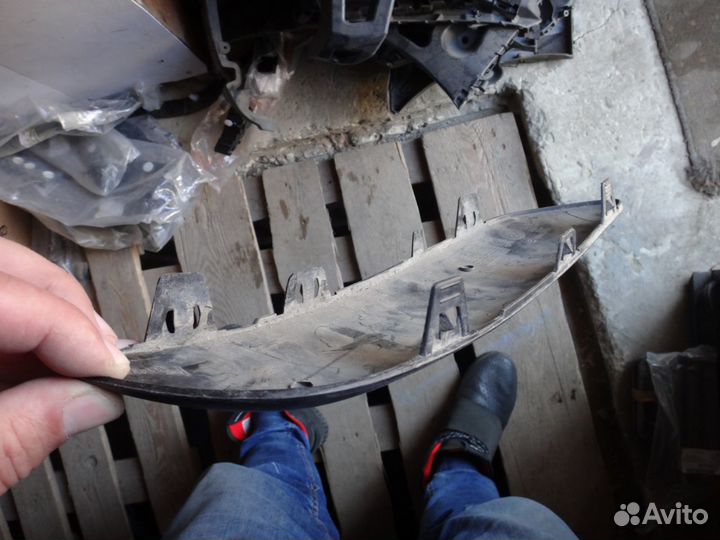 Пежо 307 Накладка переднего бампера левая 05-08