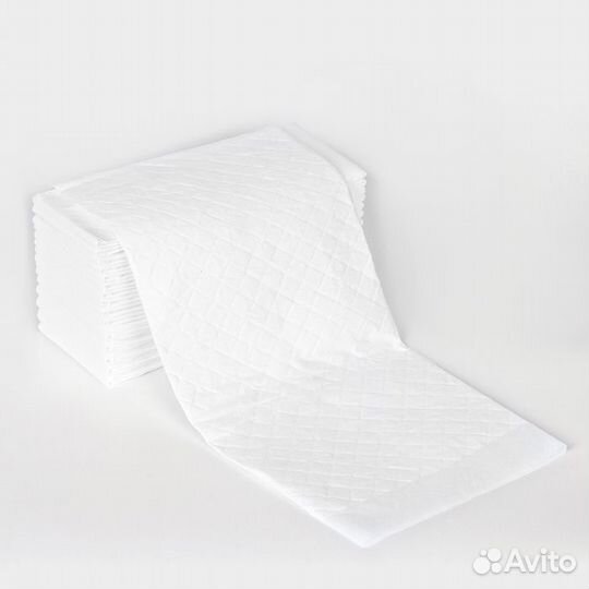 Пелёнки одноразовые впитывающие для детей Крошка Я, размер 60x90, 5 слоев, 30 шт