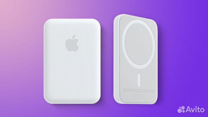 Внешний магнитный powerbank MagSafe на iPhone