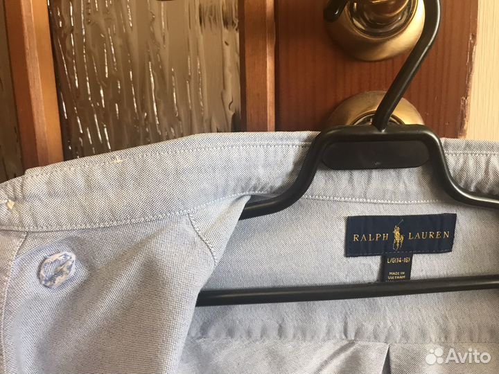 Ralph lauren рубашка подростковая