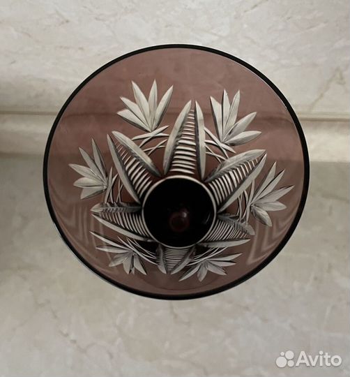 Фужеры Марганец Хрусталь СССР, 2 шт, 22,5 см