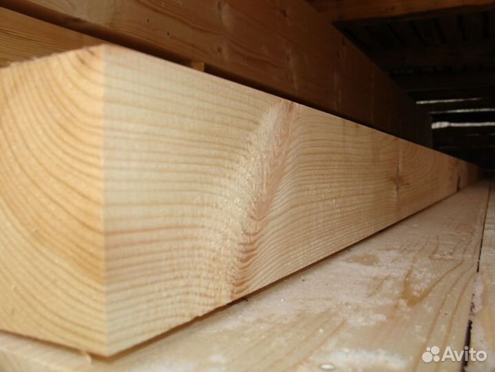 Брус обрезой хвоя 100x150x6000