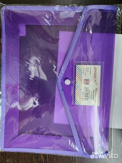 Папка с кнопками для документов, формат А4