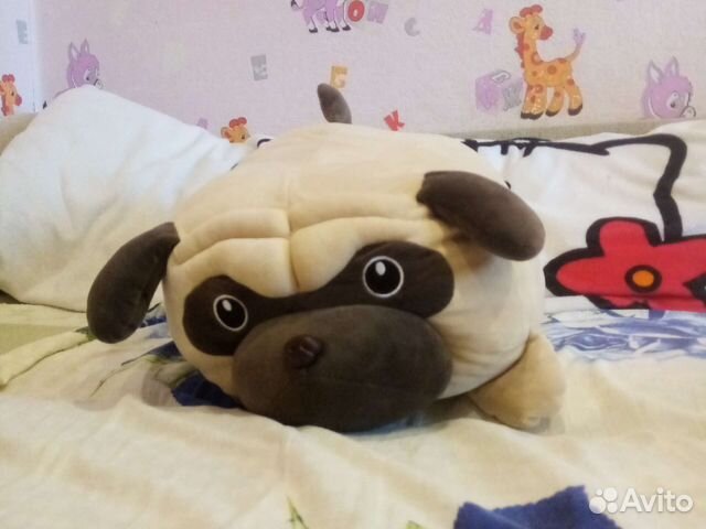 Мопс собака игрушечная