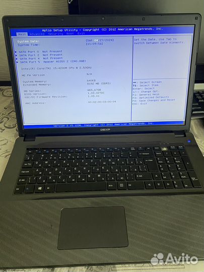 Ноутбук Dexp Atlas H102