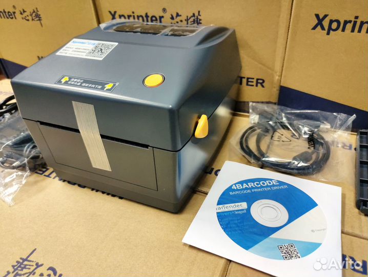 Принтер этикеток Xprinter XP-460B Термопринтер