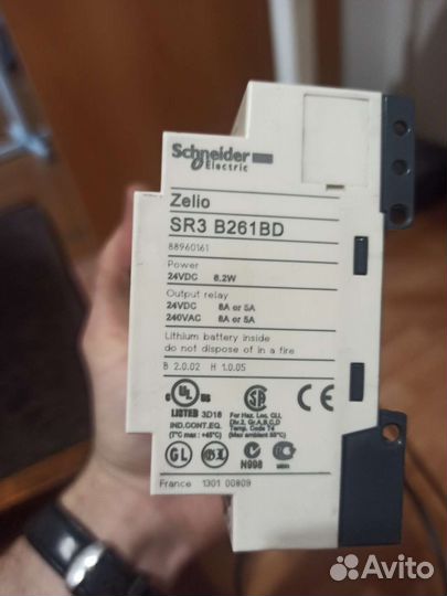 Программируемый контроллер Zelio sr3b261bd