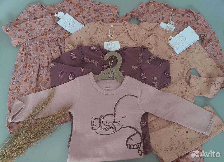 Пакет одежды для девочки р74-80 Дания Сток