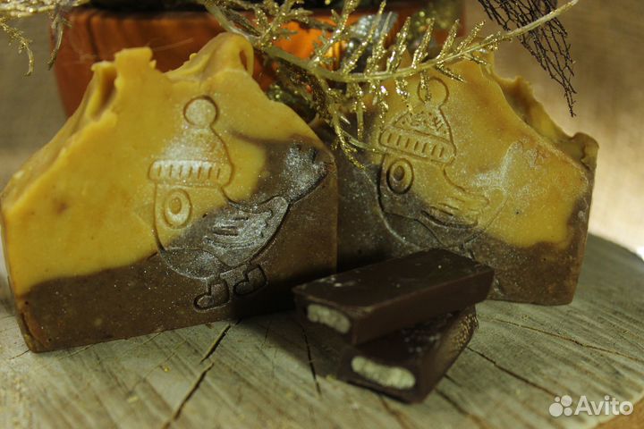 Мыло натуральное Апельсин в шоколаде