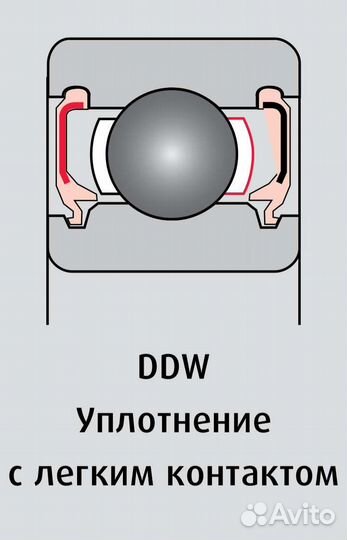 609 2RS (DW) подшипник NSK Оригинал