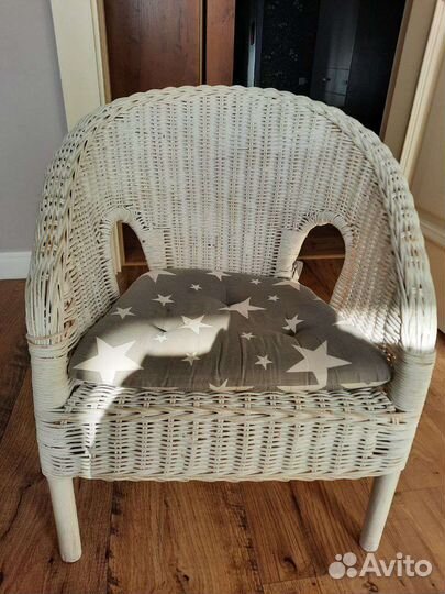 Кресло детское из ротанга