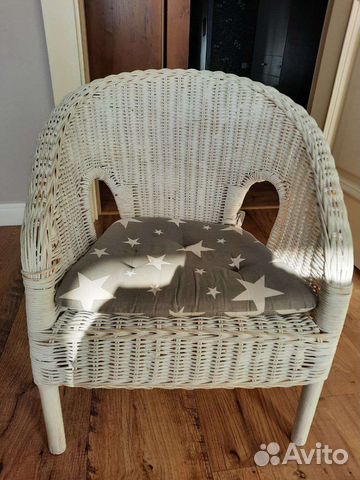 Кресло детское из ротанга