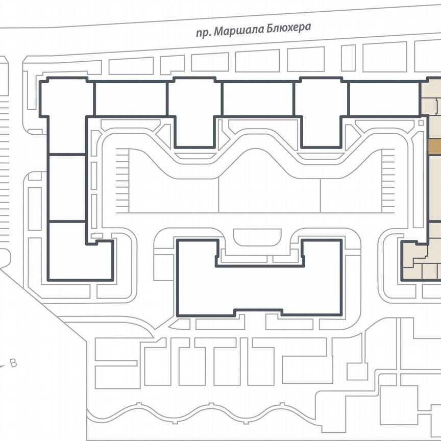 2-к. квартира, 66,6 м², 12/17 эт.