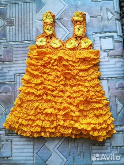 Пляжные сарафаны. Вязание крючком